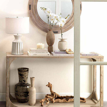 Highland Decorative Vase - Off White 7.75"