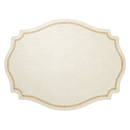 BDL Regent Placemat - Ivory Gold