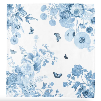 Field of Flowers - Napkin - Chambray Blue 22"
