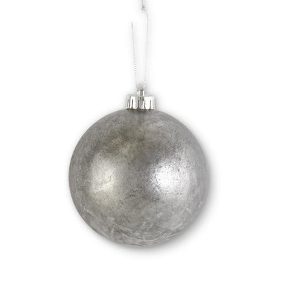 Silver Mercury Shatterproof Round Ornament - 5"