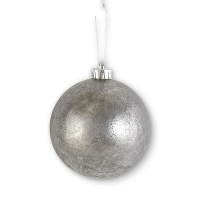 Silver Mercury Shatterproof Round Ornament - 5"
