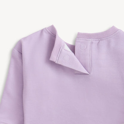 Fleece Set with Sweets Patches - Orchid -