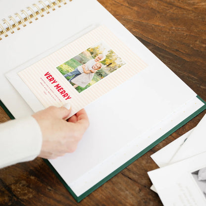 Evergreen Holiday Card Book