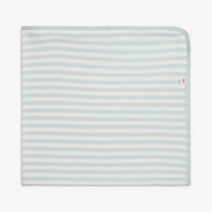 Blue Stripe - Organic Cotton Blanket