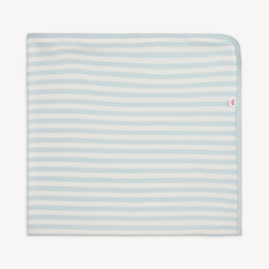 Blue Stripe - Organic Cotton Blanket