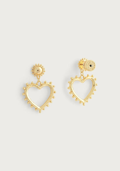 Heart - Drop Earrings