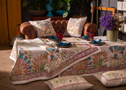 Papyro Linen Tablecloth - Rectangular - 67" X 106"