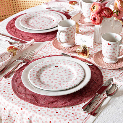 Love You More - Salad/Dessert Plate Set of 4