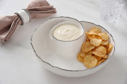 Portofino Plata - Round Chip & Dip