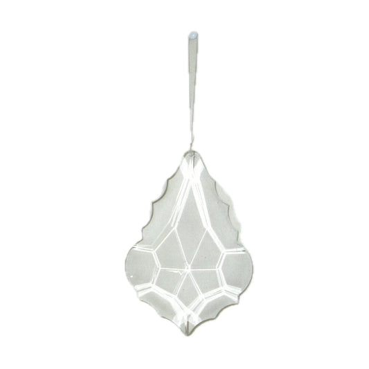 Acrylic Maple Drop Ornament 5.9"