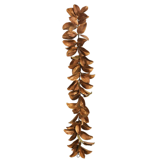 WWF Garland Magnolia Leaf Gold 5'