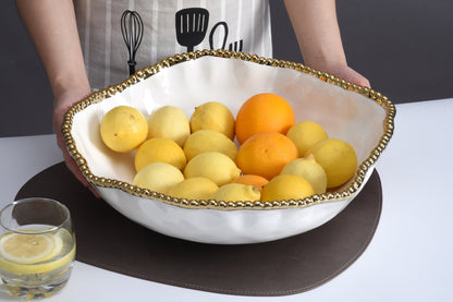 PPB Golden Salerno - Oversized Serving Bowl (1713WG)