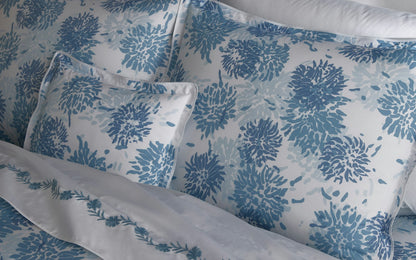 Chrysanthemum - Sham - Blue - Standard