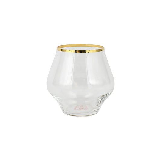 VTR Contessa - Gold - Stemless Wine Glass 10oz