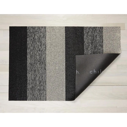 Marbled Stripe Shag Mat - Utility 24x36 - Salt & Pepper