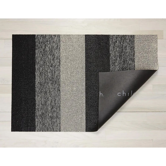 Marbled Stripe Shag Mat - Utility 24x36 - Salt & Pepper