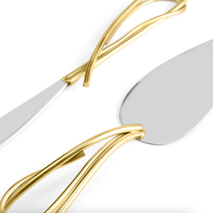 MAR Calla Lily - Cake Knife & Server Set (123226)