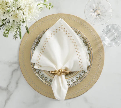 KSB Rope Knot Napkin Ring - Gold