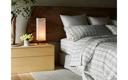 August Plaid - Duvet Cover - Sable - Full/Queen 90x96