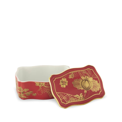 Tesori Collection - Rubrum - Small Rectangle Trinket Box 4"