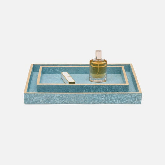 P&P Manchester Powder Blue - Nesting Trays - Set/2