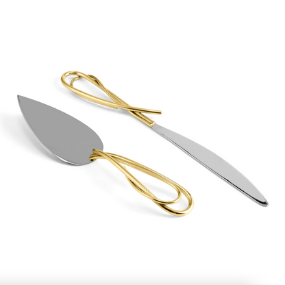 MAR Calla Lily - Cake Knife & Server Set (123226)