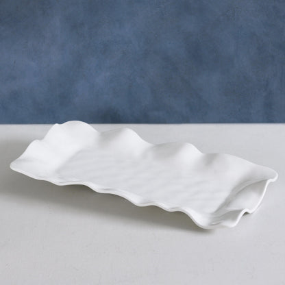 Vida - Havana - Long Rectangular Platter in White