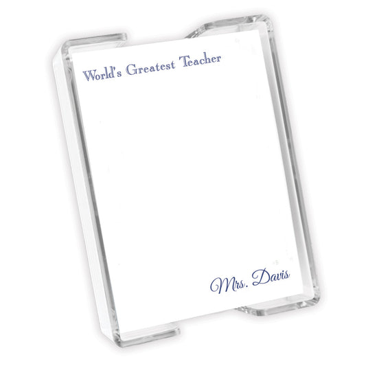 Integrity Agenda - White with Holder - Personalized