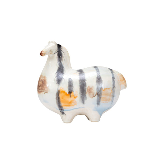 KVD Denali Clay Zebra Sculpture -7.5"