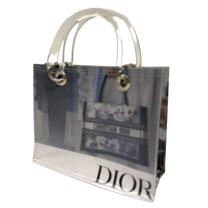 Coco Tote - Dior Blue Shadow - Clear Lucite Handles