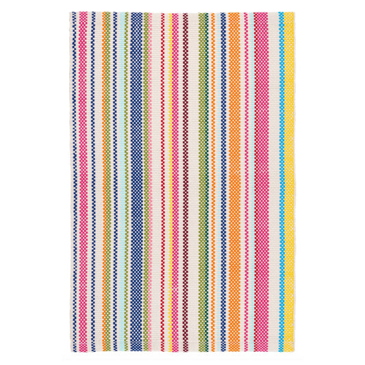 Summer Stripe Handwoven Indoor/Outdoor Rug 2x3