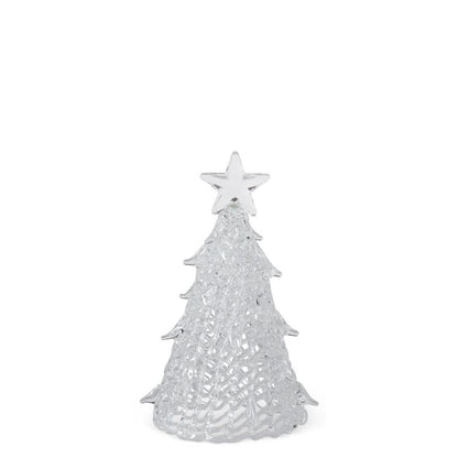 KKI Cut Glass Tabletop Christmas Tree W/Star Top - 3.75"