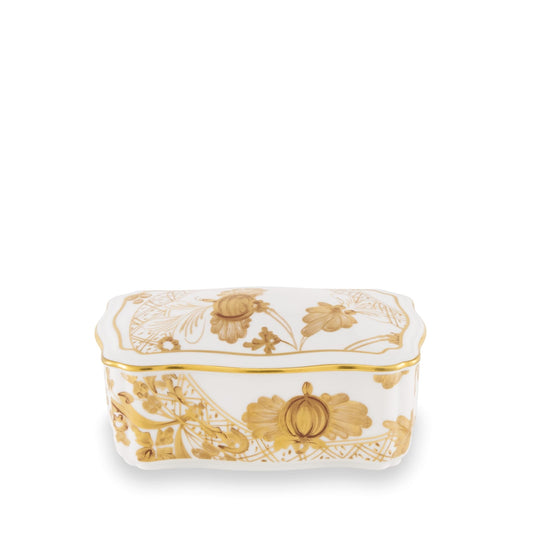 Tesori Collection - Aurum - Large Rectangle Trinket Box 5.7"