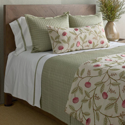Quilted Coverlet - Sage - King 112x98