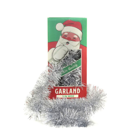 Retro Boxed Garland - Silver