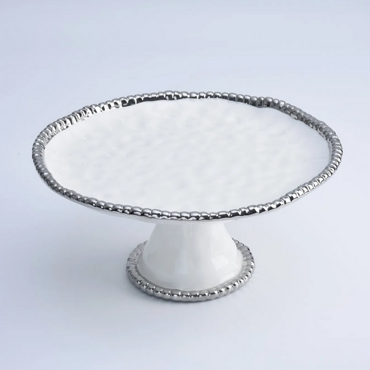 PPB Silver Salerno - Round Cake Stand (1196W)