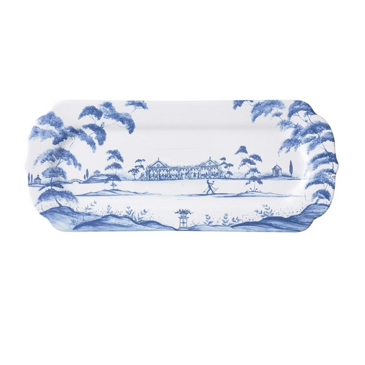 Country Estate - Delft Blue - Hostess Tray 15"