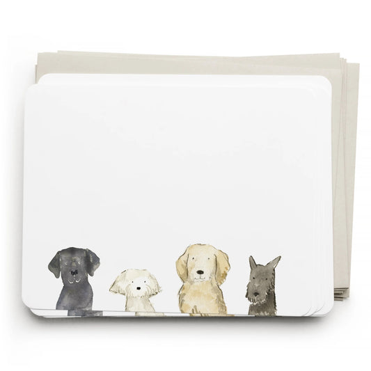 Boxed Notecards - Dog Days Flat Notes - 8ct