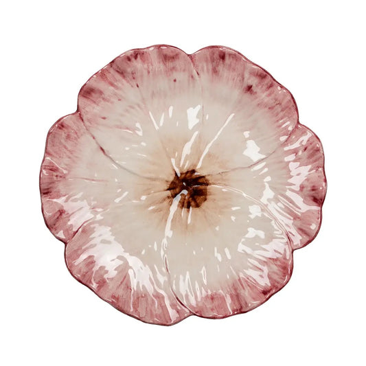 Elisabetta - Dinner Plate - Pink Flower 10.5"