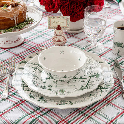 Country Estate - Winter Frolic - Evergreen - Cereal Bowl 6.5"