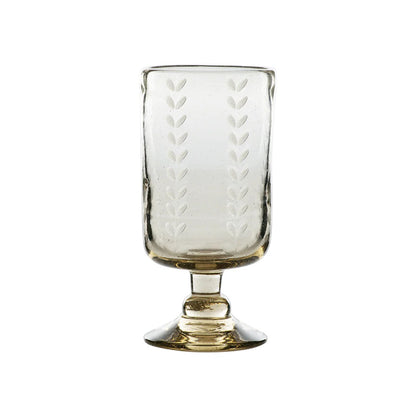 Vidrio D'Laurel Stemware - Laurel Etched
