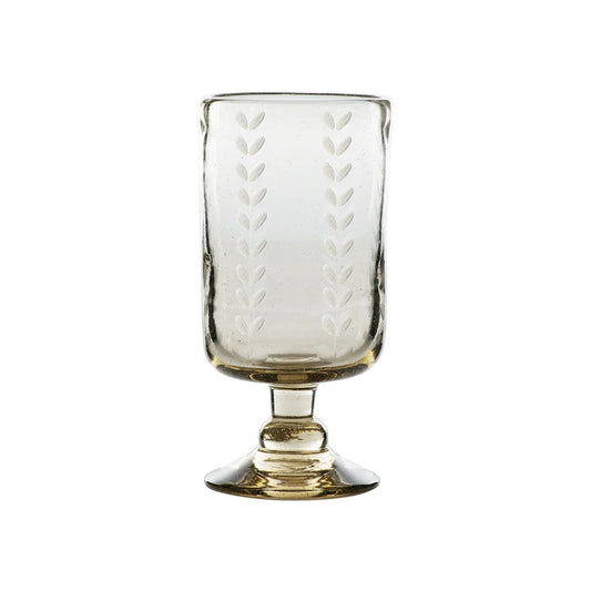Vidrio D'Laurel Stemware - Laurel Etched