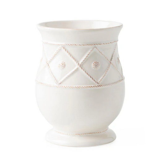 JLK Berry and Thread - Whitewash - Utensil Crock (Retired)