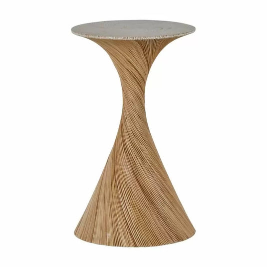 Kirk Drink Table - Natural Rattan - 12W 12D 20.25H