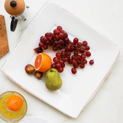 VTR Lastra - White - Melamine Square Platter