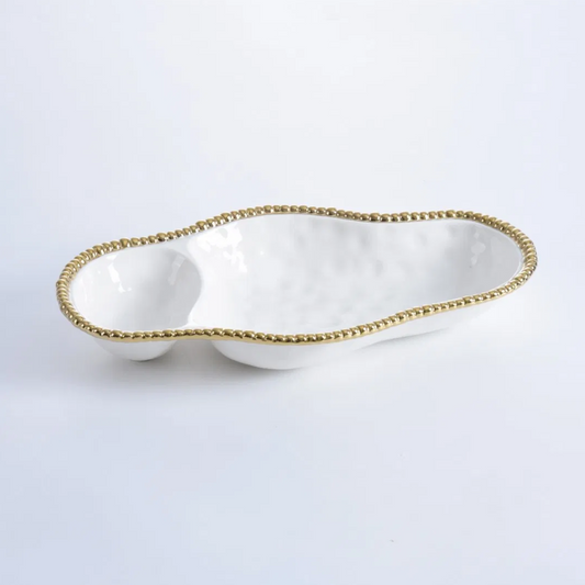 PPB Golden Salerno - Chip & Dip Serving Piece (2025WG)