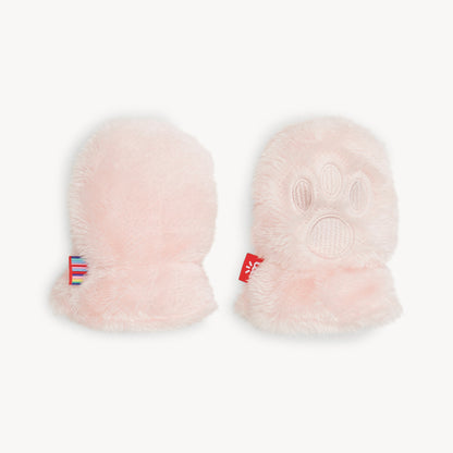 Minky Mittens in Blossom Pink
