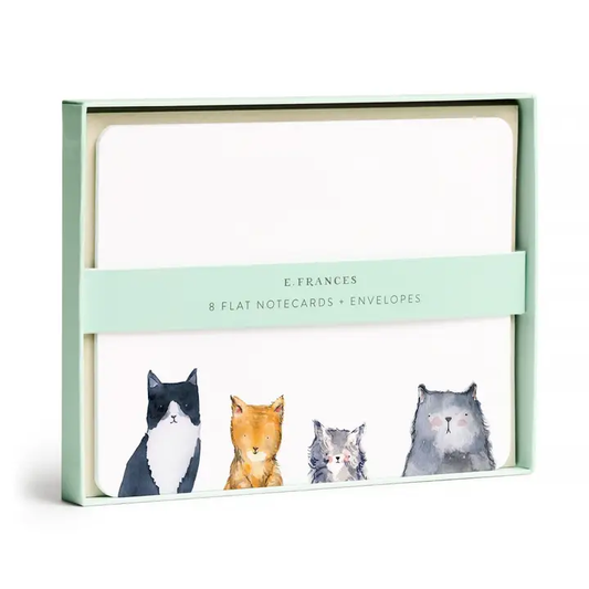 Boxed Notecards - Cat's Meow Flat Notes