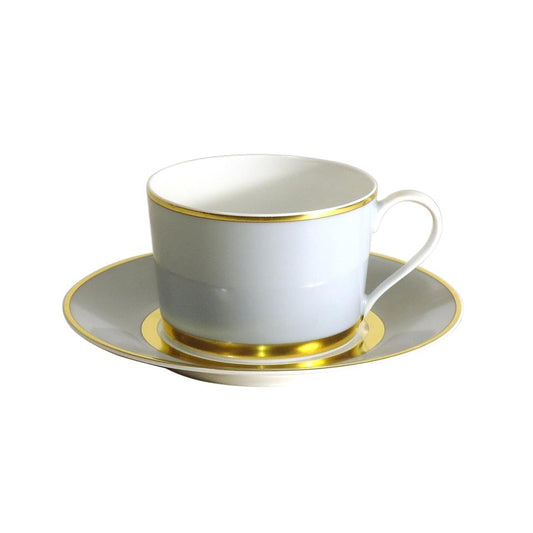 RYL Mak - Grey & Gold - Tea Cup 6.75oz