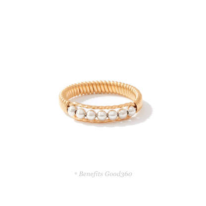 RDJ Power of Prayer Ring - Gold/Silver Beads -